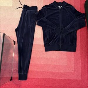 Puma Dark Blue Velour Jacket